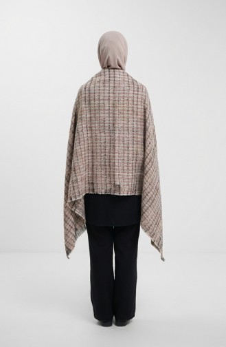 Schoudersjaal 1215-01 Nerts Terracotta 1215-01