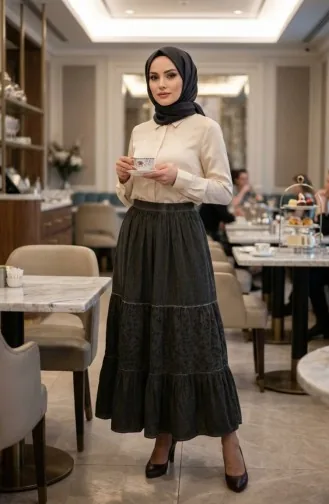 Authentic Gefütterter Rock 2037-01 Khaki 2037-01