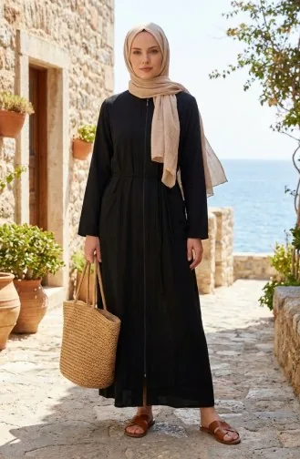 Authentischer Ferace (Fara) Shile Stoff 9600-01 Schwarz 9600-01