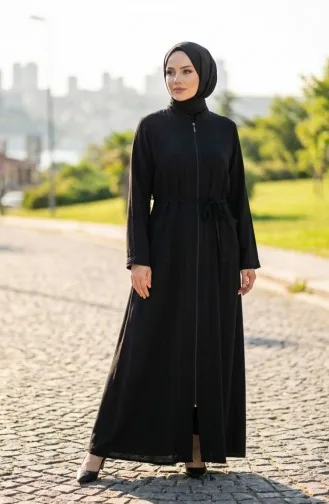 Authentischer Ferace (Fara) Shile Stoff 9600-01 Schwarz 9600-01