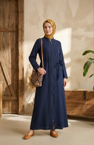 Authentisches Ferace (Fara) Aus Şile-Stoff 9600-02 Marineblau. 9600-02