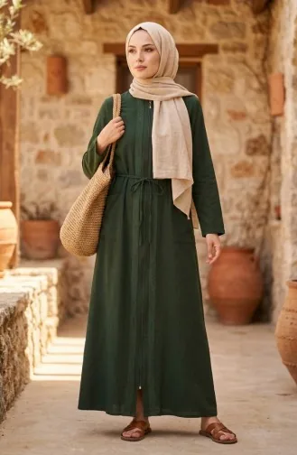 Authentischer Ferace (Fara) Shile Stoff 9600-03 Khaki 9600-03