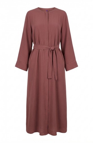 Abaya Met Riem Van Aerobin-stof 4043-01 Roze 4043-01