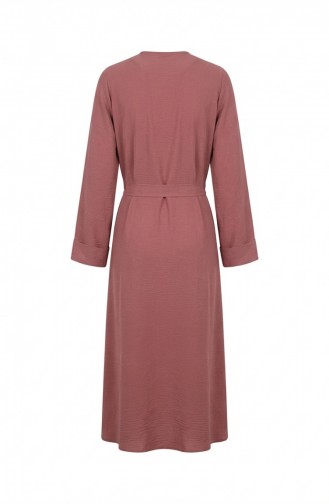 Abaya Met Riem Van Aerobin-stof 4043-01 Roze 4043-01