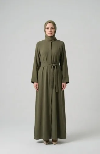 Abaya Met Riem Van Aerobin-stof 4043-04 Lichtgroen 4043-04