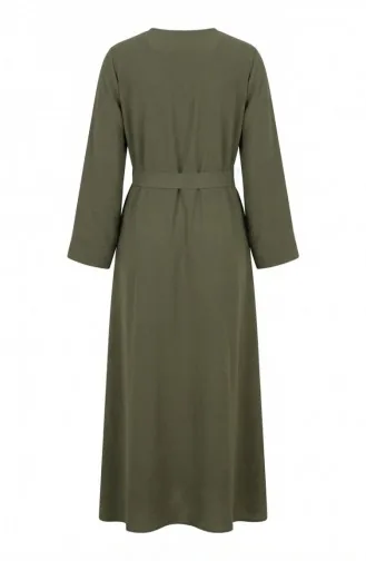 Abaya Met Riem Van Aerobin-stof 4043-04 Lichtgroen 4043-04