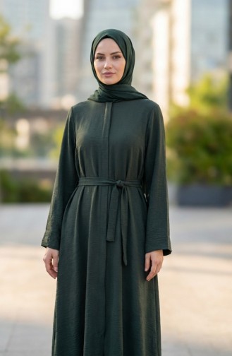 Abaya Met Riem Van Aerobin-stof 4043-05 Khaki 4043-05