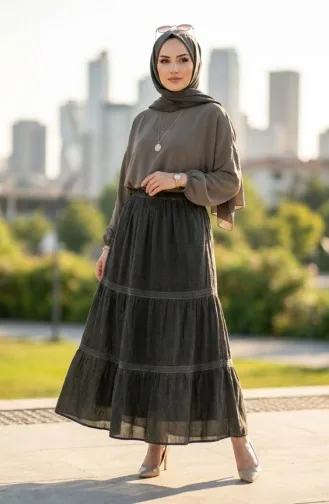 Authentic Gefütterter Rock 2017-02 Khaki 2017-02