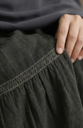 Authentic Gefütterter Rock 2017-02 Khaki 2017-02