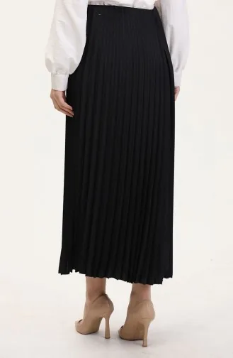 Piliseli Etek 0027-03 Siyah