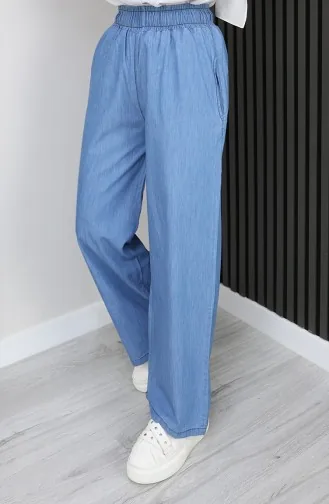 Tensel Jeans Mit Elastischem Bund 7568-06 Hellblau 7568-06