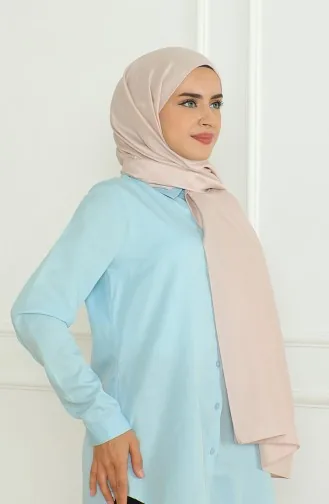 شال سادة 81076-14 بيج فاتح 81076-14