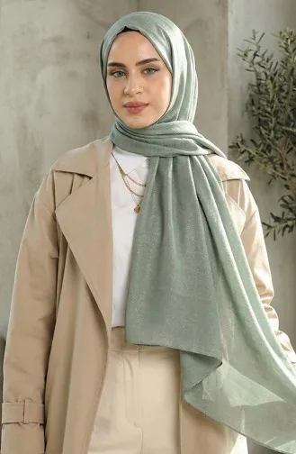 شال سادة 81076-15 أخضر مينت 81076-15