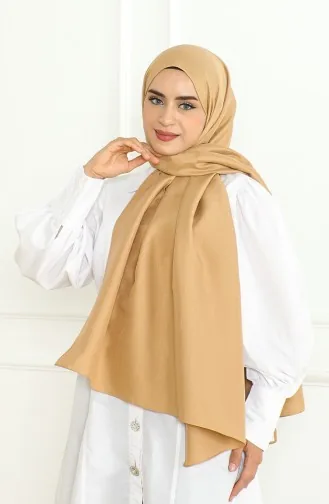 شال سادة 81076-17 كاراميل 81076-17