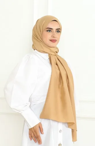 شال سادة 81076-17 كاراميل 81076-17