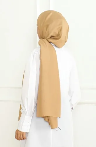 شال سادة 81076-17 كاراميل 81076-17