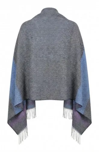 Châle Epaule à Motifs Chevrons 2035-04 Lilas 2035-04