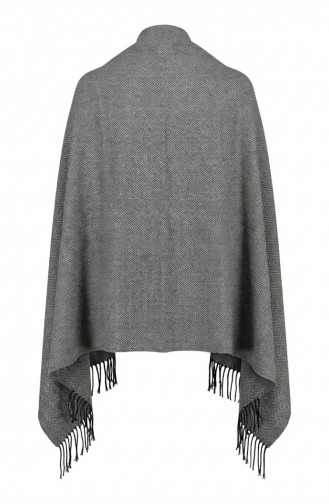 Schultertuch Mit Fischgrätenmuster 2035-05 Lila 2035-05