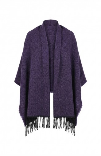 Châle Epaule Acrylique Uni 2063-06 Pourpre 2063-06