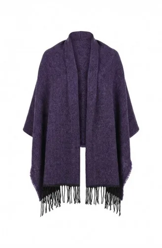 Effen Schouderdoek Van Acryl 2063-06 Paars 2063-06