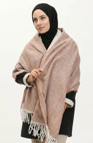 شال كتف سادة 2063-07 بني جملي 2063-07