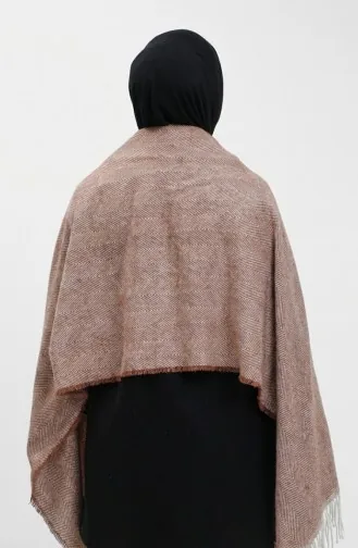 شال كتف سادة 2063-07 بني جملي 2063-07