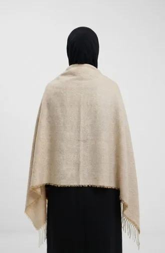 شال كتف سادة  2063-10  ذهبي 2063-10