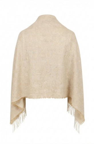 Düz Akrilik Omuz Şalı 2063-10 Gold