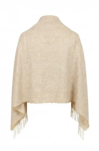 شال كتف سادة  2063-10  ذهبي 2063-10