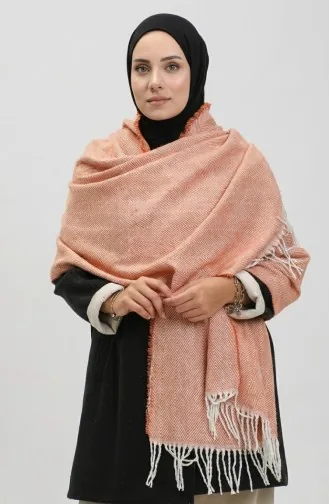 Effen Schouderdoek Van Acryl 2063-11 Oranje 2063-11