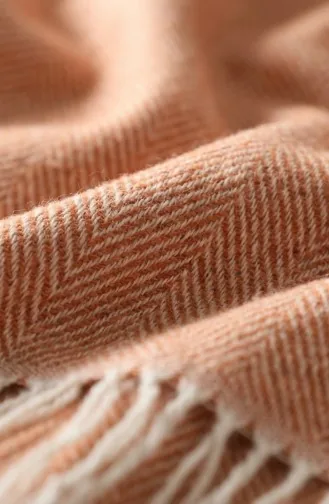 Effen Schouderdoek Van Acryl 2063-11 Oranje 2063-11