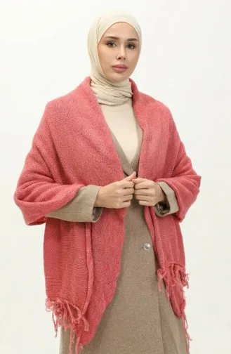 Tricot Epaule Tricoté Châle 2064-02 Fleur De Grenade 2064-02