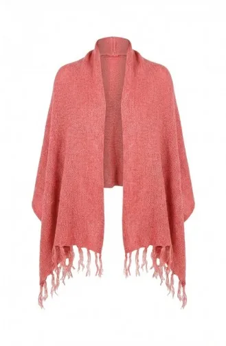 Tricot Epaule Tricoté Châle 2064-02 Fleur De Grenade 2064-02