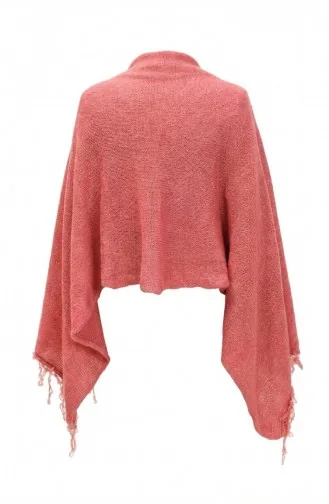 Tricot Epaule Tricoté Châle 2064-02 Fleur De Grenade 2064-02