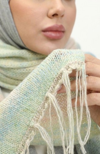 Triko Örme Omuz Şalı 2064-04 Renkli