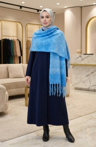 Knitwear Shoulder Shawl 2064-05 Blue 2064-05