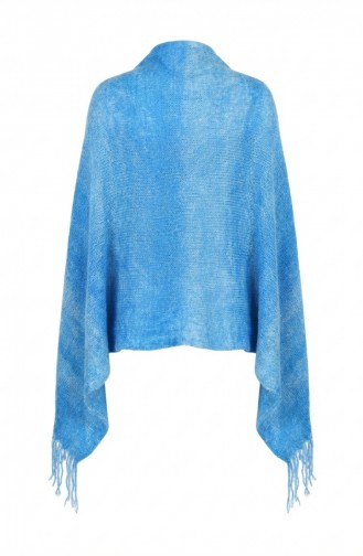 Knitwear Shoulder Shawl 2064-05 Blue 2064-05