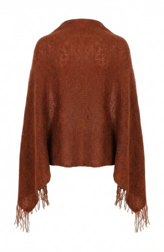 Tricot Epaule Tricoté Châle 2064-07 Marron 2064-07