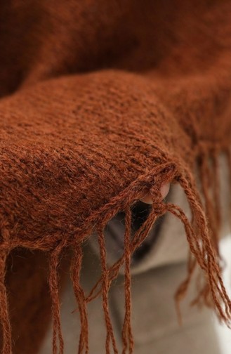 Tricot Epaule Tricoté Châle 2064-07 Marron 2064-07