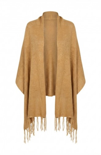 شال كتف تريكو 2064-09 ذهبي 2064-09