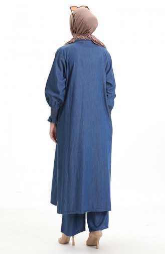 Tencel Stof Tweedelig Pak 260625-03 Marineblauw 260625-03