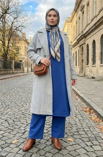 Ensemble Deux Pièces Tunique Et Pantalon à Deux Fils 0549-03 Saks 0549-03