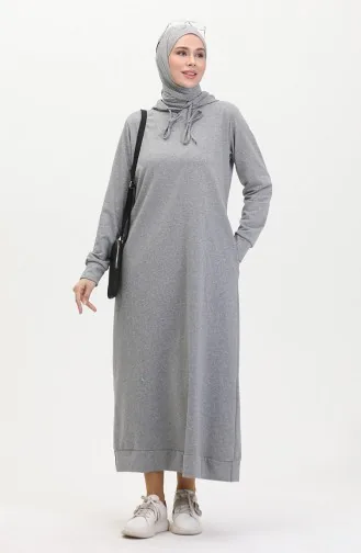 Tweedraads Sportjurk Met Capuchon 0190A-01 Grijs 0190-01