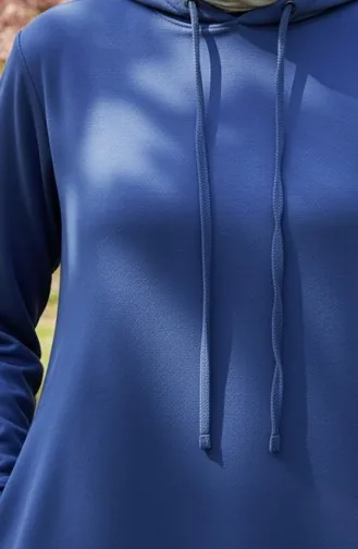 Zweifädiges Sportkleid Mit Kapuze 0190-19 Saks 0190-19