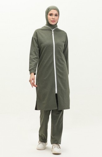 Trainingspak Met Ritssluiting 3044-09 Kaki 3044-09