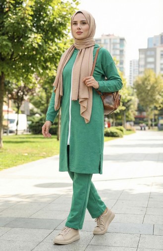 Trainingsanzug Mit Reißverschluss 3044-13 Grün 3044-13