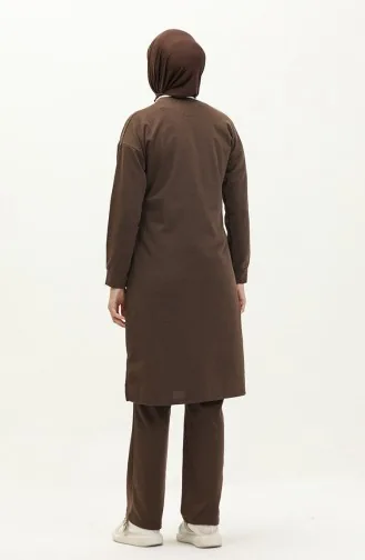 Survêtement A Fermeture 3044-14 Marron 3044-14