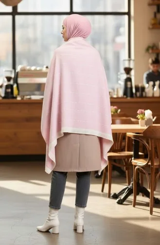 Schoudersjaal 1078-01 Poeder 1078-01