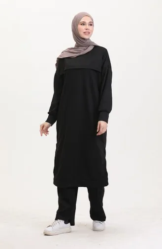 Two-Piece Tunic And Trouser Set 0549-05 Black 0549-05