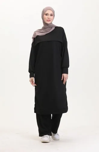 Two-Piece Tunic And Trouser Set 0549-05 Black 0549-05